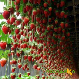 Клубника ампельная Анастасия купить по цене от 370р. в интернет-магазине «Посадика» с доставкой почтой в в Бузулуке и по всей России – [изображение №1].